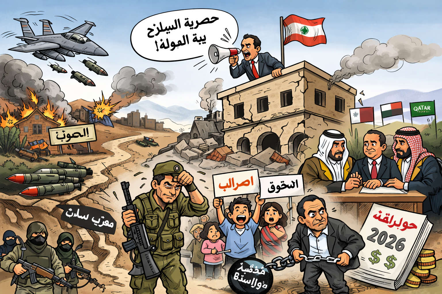  دولة تقول إنها تمسك بالسلاح… وسلاح يفرض إيقاعه