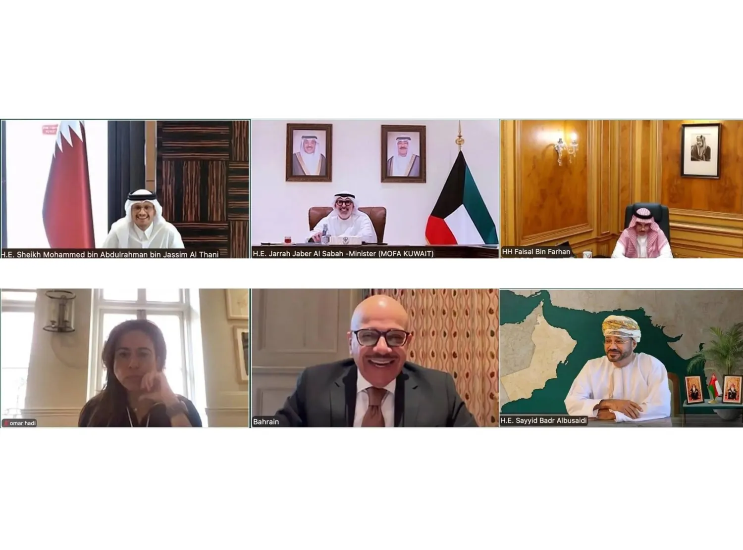 لقاء تشاوري خليجي يناقش تطورات المنطقة وجهود خفض التصعيد