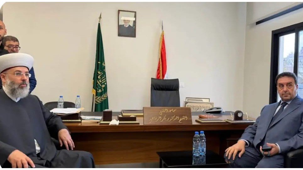 المفتي الرفاعي خلال استقباله البعريني: بعلبك الهرمل وعكار تطالبان بأن تكون الدول