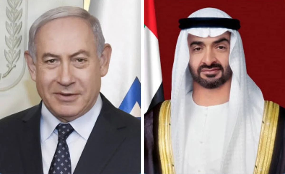 محمد بن زايد ونتنياهو يبحثان تعزيز العلاقات