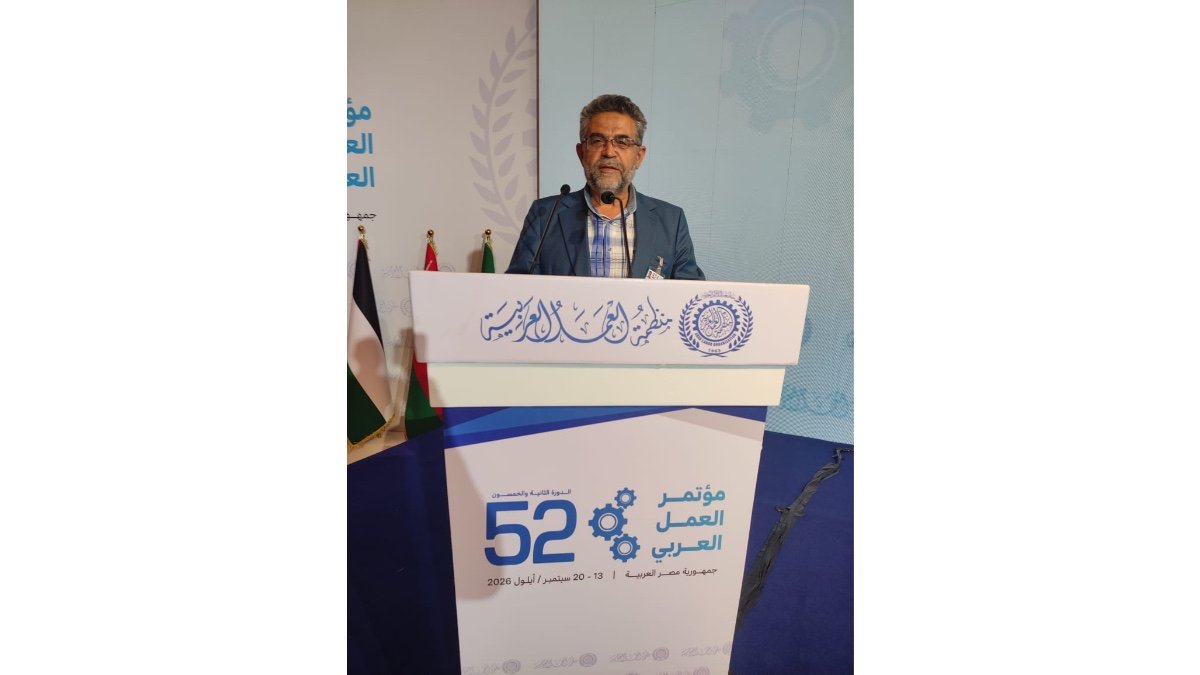 علي ياسين خلال “مؤتمر العمل العربي” في القاهرة: لاتخاذ توصية بطرد الكيان الإسرائيلي من منظمة العمل الدولية