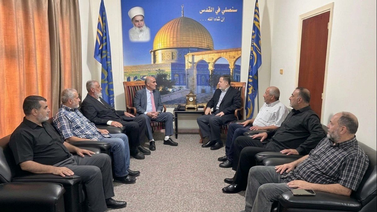 شعبان التقى وفداً فلسطينياً في طرابلس