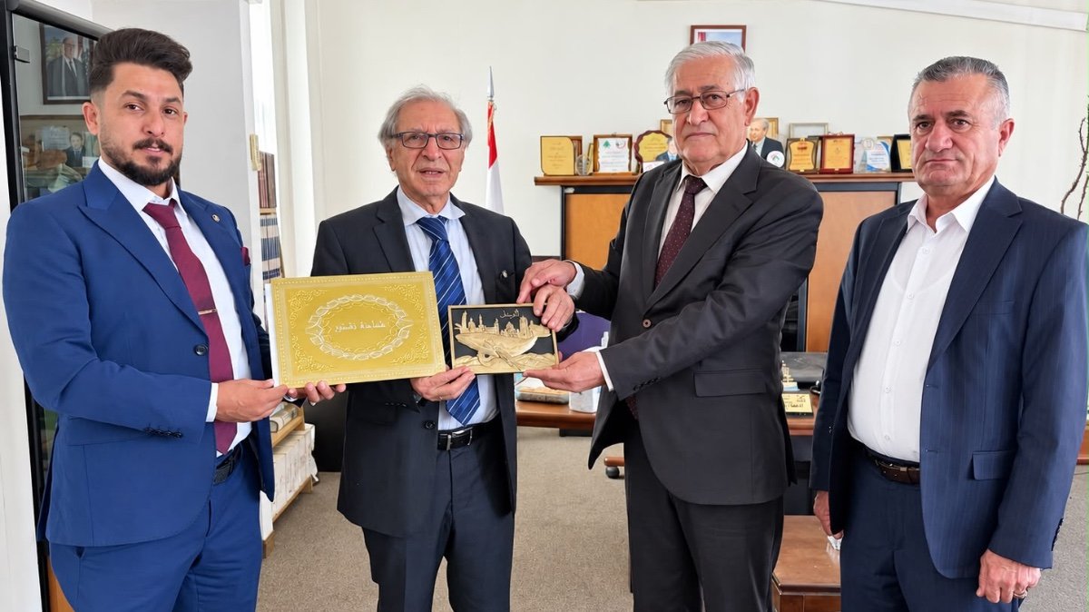 محفوظ  استقبل وفداً عراقياً وبحث معه  في تعزيز التعاون في الجهود الإنسانية ونشر ثقافة السلام